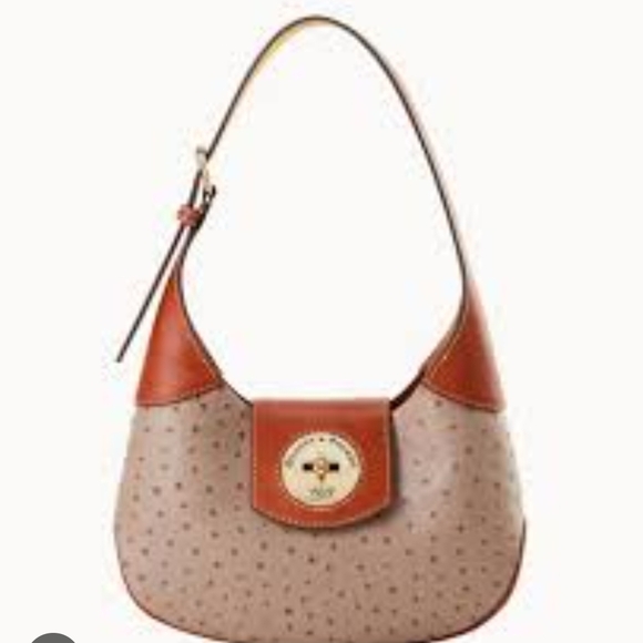 Dooney & Bourke Mini Bags Brown and Tan Classic Leather - Picture 1 of 4